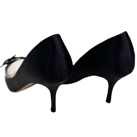 🆕 Badgley Mischka Regine - Navy Satin - 8 - Picture 5 of 10